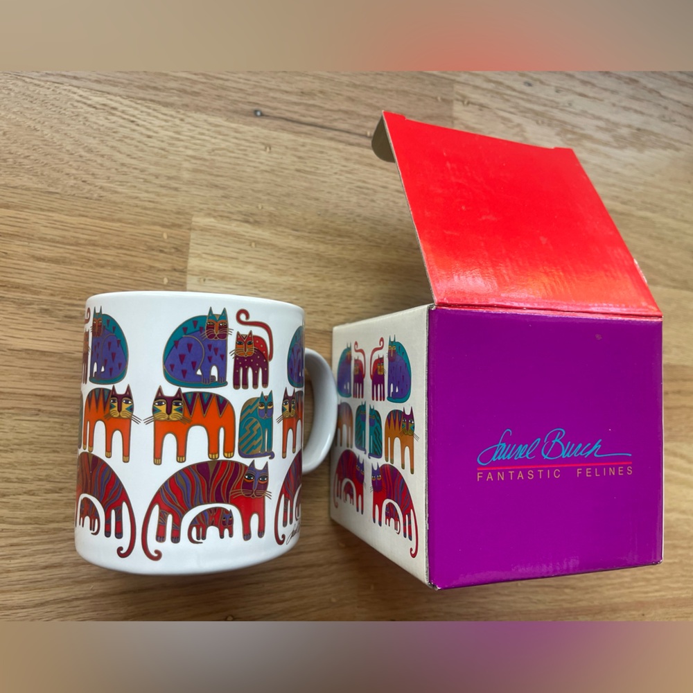 Laurel Burch Mug - Fantastic Felines